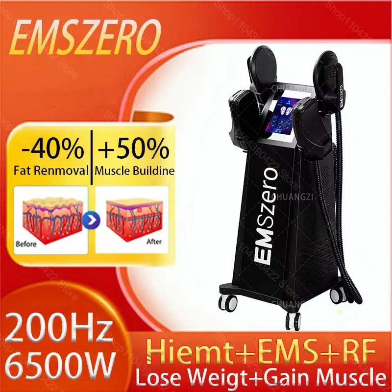 

EMSZERO 6500W 15 Tesla RF Electromagnetic Muscle Massager EMS Comfortable Weight Loss and Body Shaping Machine