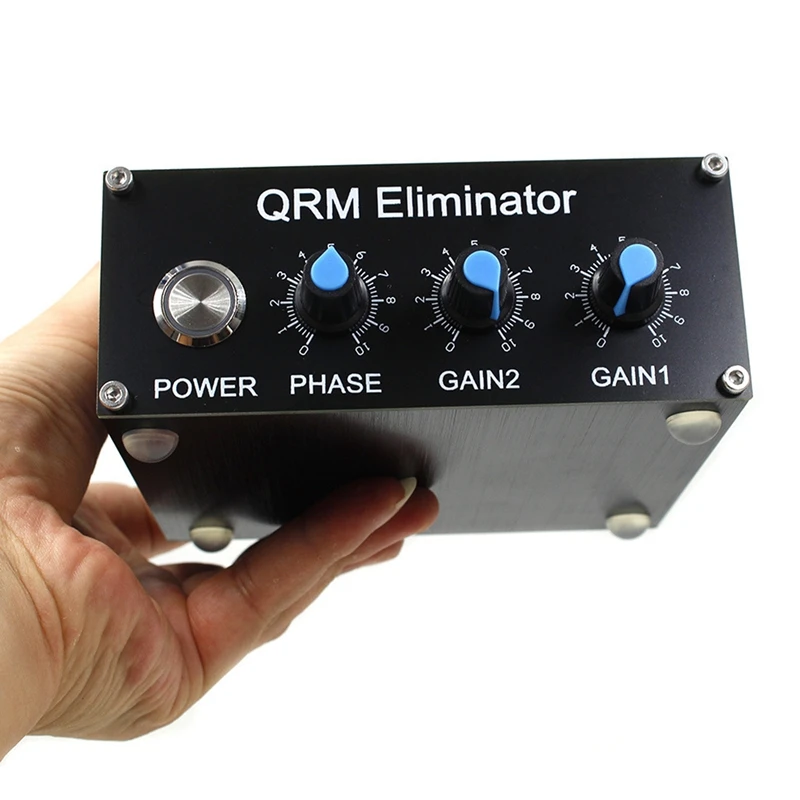 QRM Eliminator X-Phase (1-30 Mhz) HF Bands Adjustable Aluminum Housing PTT Control Signal Eliminator For Film Industry