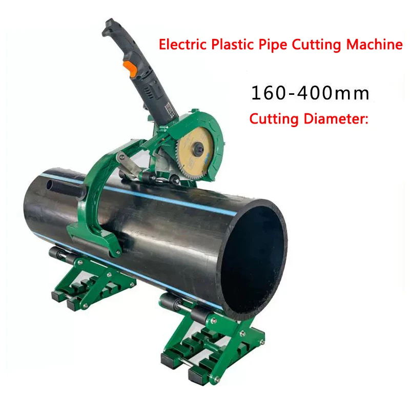 

Electric Pipe Cutting machine, Handheld 16-400mm, PE pipe, PVC pipe, Iron pipe, Copper Aluminum Round pipe Cutting machine