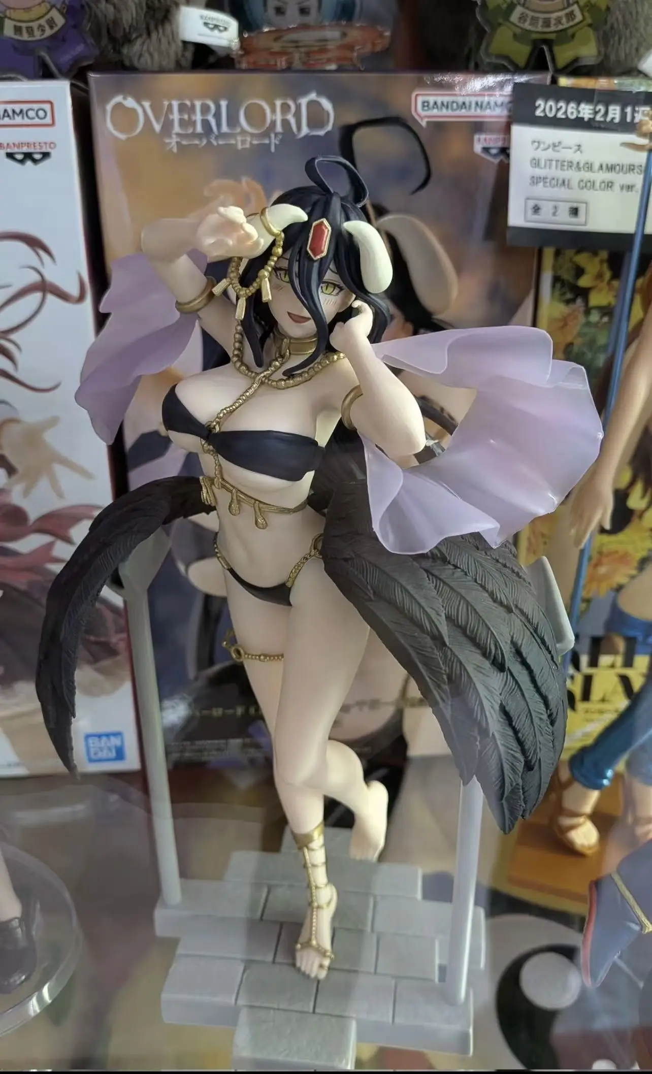 

В наличии: Оригинальная фигурка Banpresto Overlord Albedo Classical Tuning Thousand Nights, аниме-модель из ПВХ, игрушка