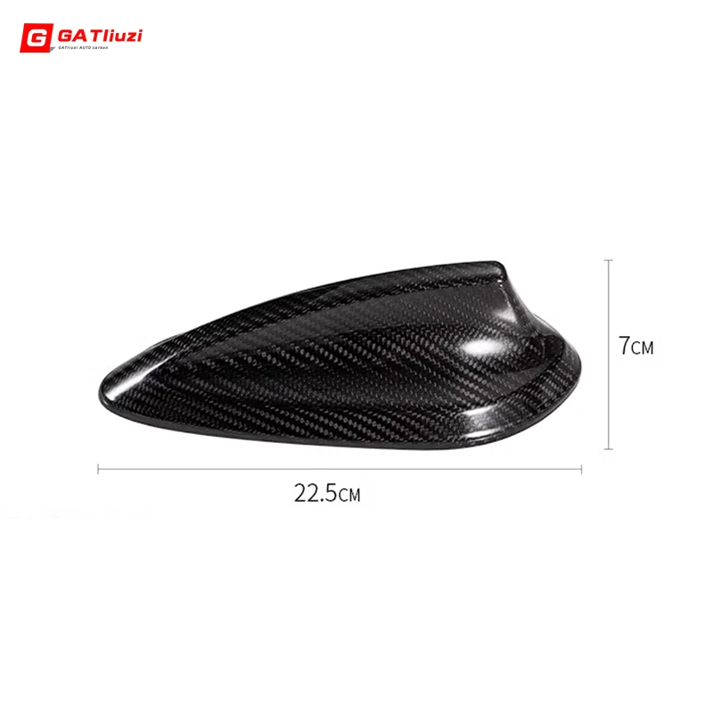 Carbon Fiber Car Roof Shark Fin Antena Capa, Guarnição Adesivo, Acessórios de carro, BMW G80, G82, M3, M4, 2021