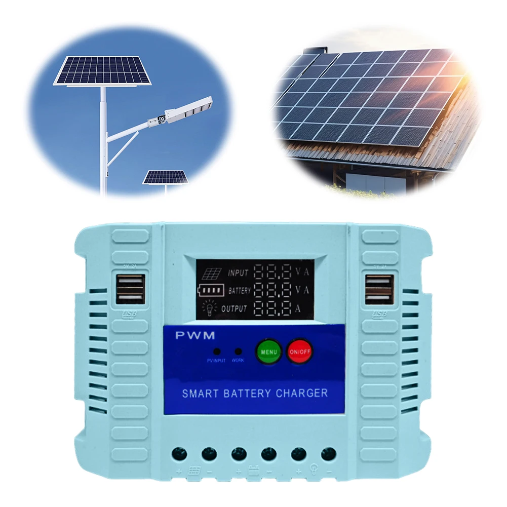 12V 24V Solarladeregler für Blei-Säure-Batterien
