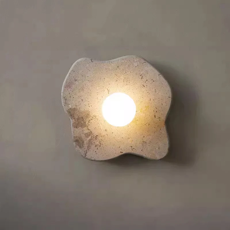 

Natural marble modern creative personality Korean styling irregular unique porch staircase bedroom home decoration wall lamp