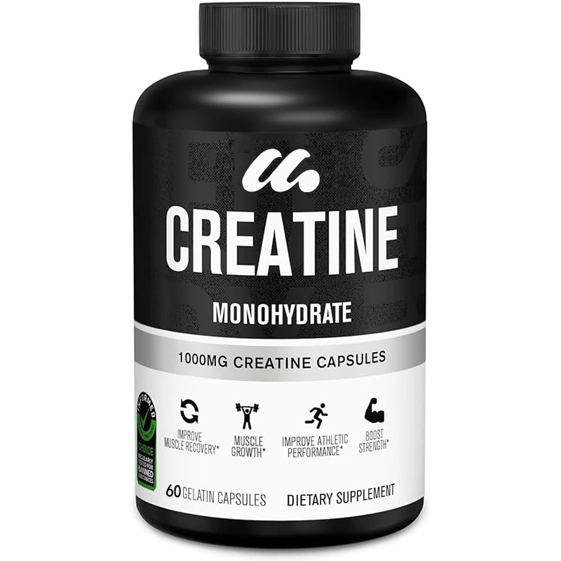 

Creatine monohydrate capsules - Creatine supplements promote muscle growth and increase strength