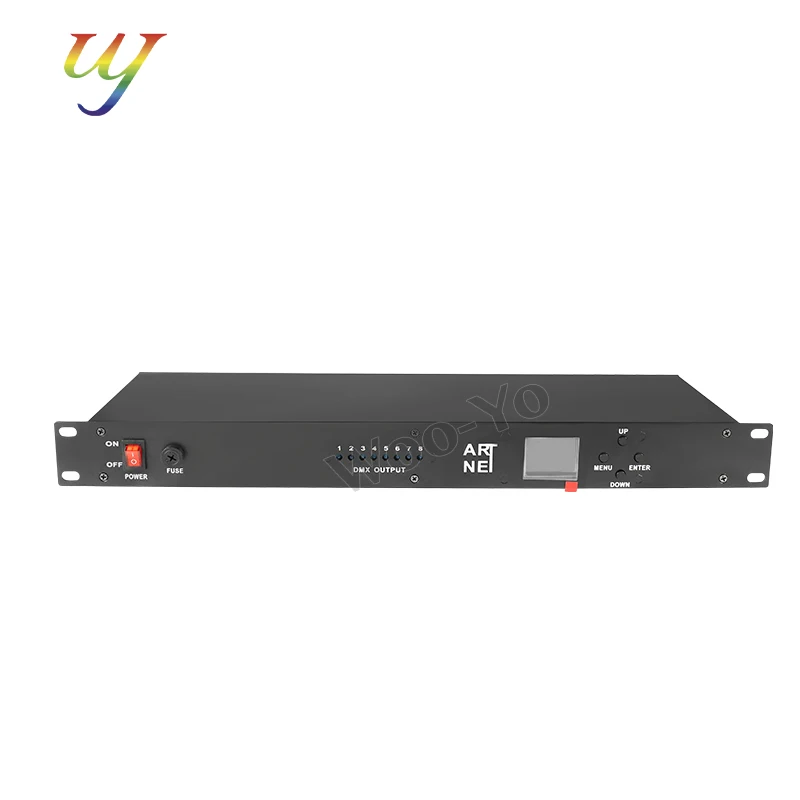 

Dmx Artnet 8-полосный сетевой расширитель, выход 8x512, 4096 каналов для Satge Dj Lighting Controller Artnet To DMX Node DJ Disco Stage