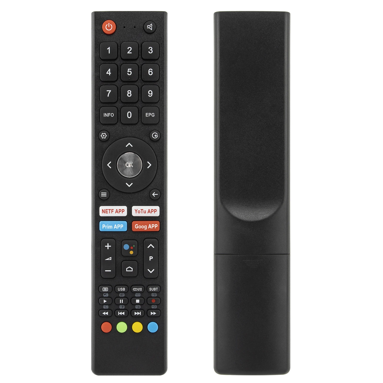 استخدام جهاز التحكم عن بعد بالأشعة تحت الحمراء الجديد للتلفزيون الذكي KOGAN Changhong CHiQ U43H7AN U43H7LX U50H7AN U50H7N U55H7A L32H7N L32H7 بدون صوت