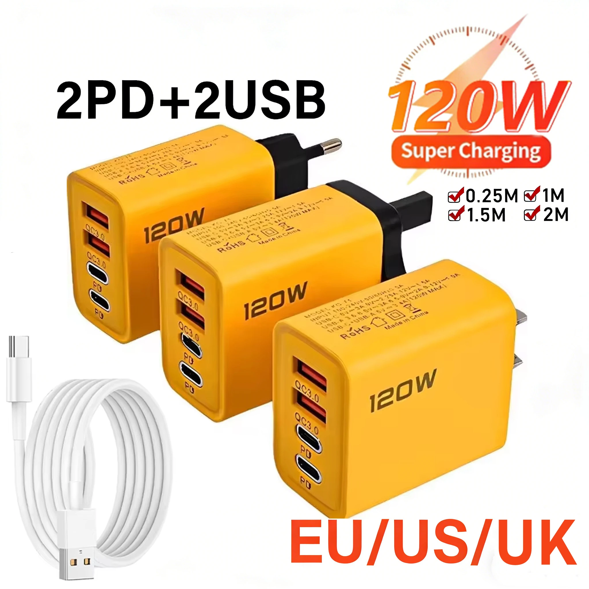 120W 4 In 1 Fast Ch…