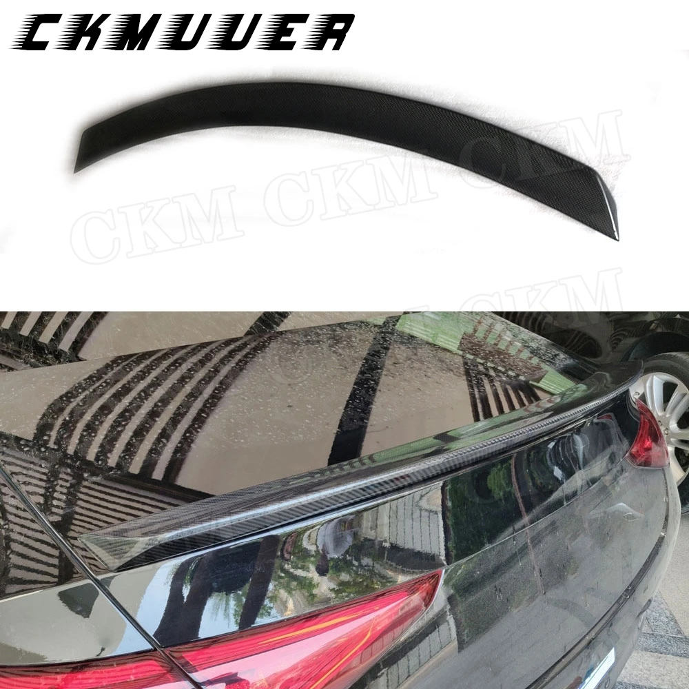 

CKMUUER задний спойлер из углеродного волокна, крылья багажника для Mercedes Benz CLS Class W257 C257 CLS400 CLS550 AMG 2018 2019, Стайлинг автомобиля