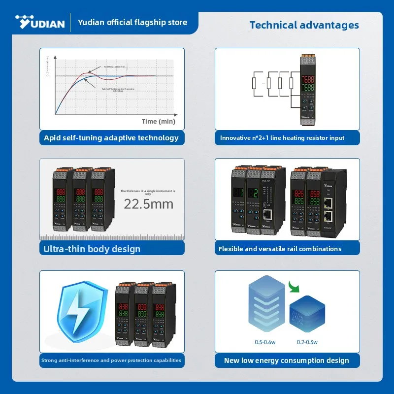 CX multi-channel temperature control module PLC temperature acquisition module Intelligent PID thermostat