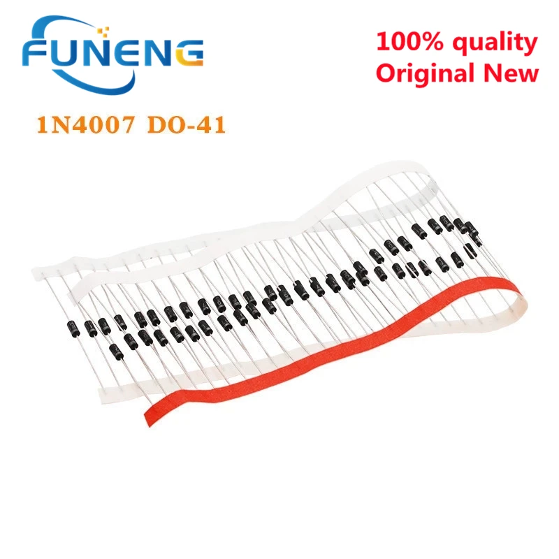 200PCS 1N4007 4007 1A 1000V DO-41 High quality Rectifier Diode IN4007 1n4007