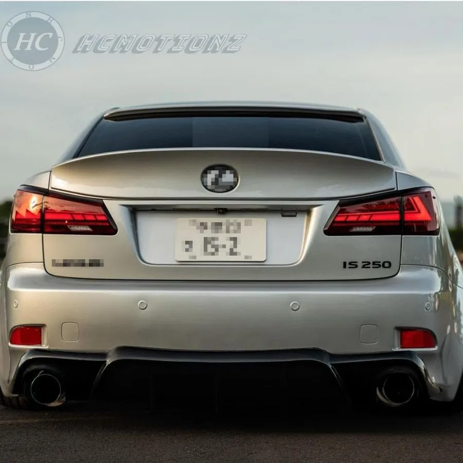 Achterlichten montage voor 20062013 Lexus Sedan XE20 IS250 IS350 ISF met opstartanimatie LED DRL-licht en sequentieel richtingaanwijzer