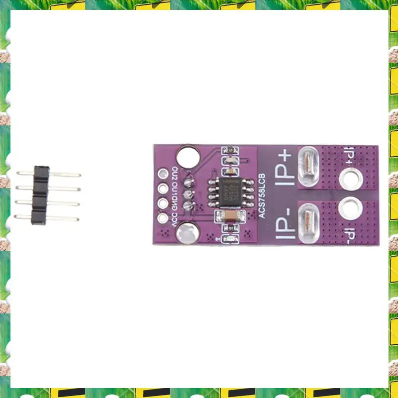 3C Electron ACS758 ACS758LCB-050B Current โมดูล Linear Hall Current Sensor PFF-T Current Detection 3-5V 50A ติดตั้งง่าย Easy T