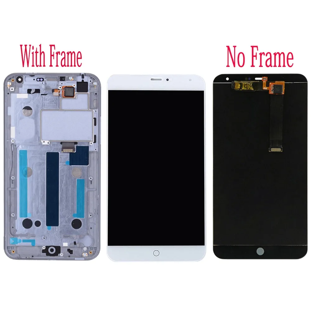 5.36 "mx4 lcd para meizu mx4 display lcd de tela toque digitador assembléia substituição para meizu mx4