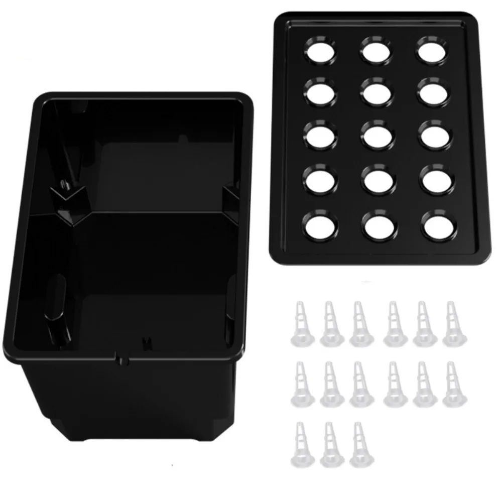

Split Design Hydroponic Box Thicken Plastic Soil-Free Planting Box Nursery Pots Hydroponic Growing Box Balcony Gardening