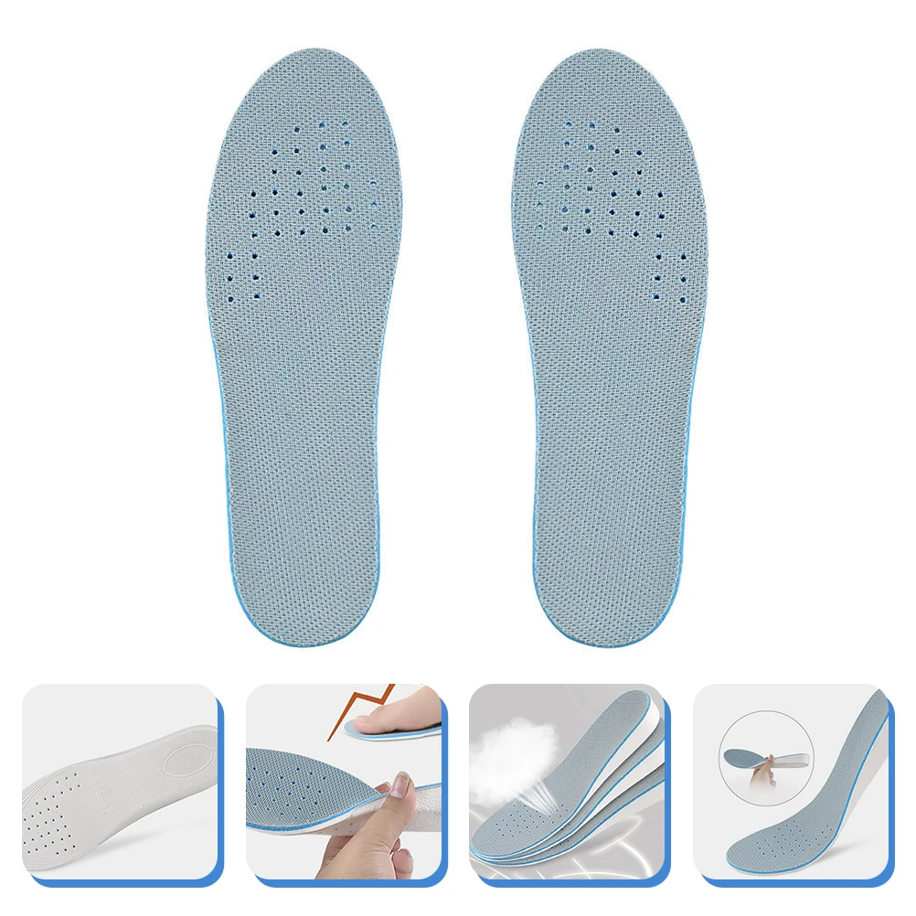 

Inner Heightening Insoles Maximum Support Sports Shoe Pads Sweat Absorption Lightweight Breathable Non-Slip