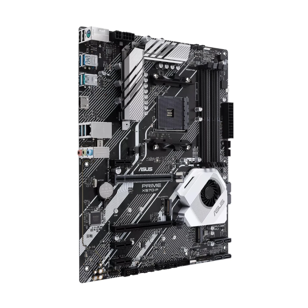 ASUS PRIME X570-P Motherboard Supports 5500 5600X 5700X 5800X3D CPU 4xDDR4 5100MHz 128GB NVME M.2 HDMI ATX AMD AM4 Motherboard - view 2