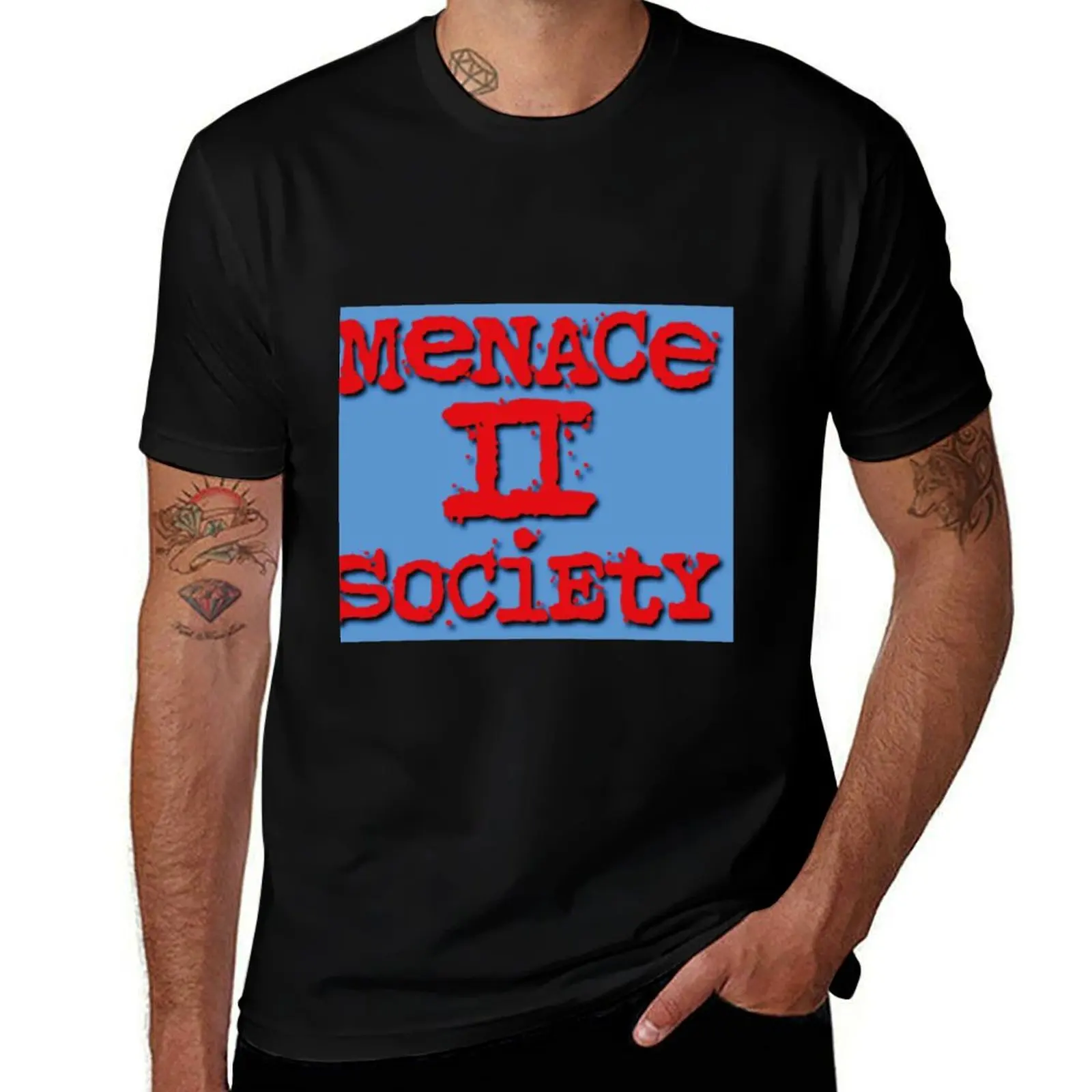 

Menace To Society Essential T-Shirt Urban Style Print T-Shirt