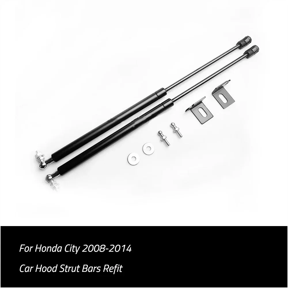 Dla Honda City 2008-2014 samochodów stylizacji remont klapa maski gazu szok podnoszenia rozpórki bary obsługuje Rod akcesoria — zdjęcie 5