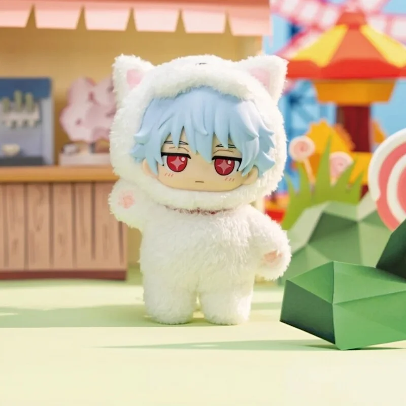 Bandai Gintama Plush Doll Blind Box Anime Figure Fluffy Pvc Collectible Toy Gift For Anime Fans