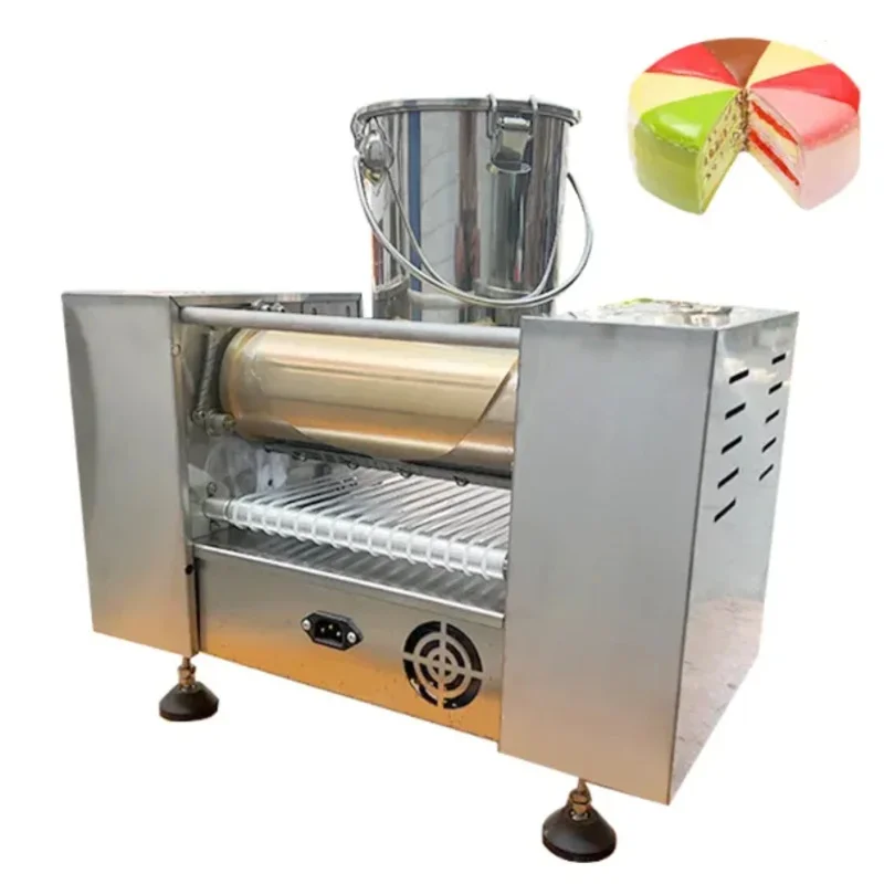 Hot Sale Electric Table Top Mini Thousand Layer Cake Making Forming Machine Price