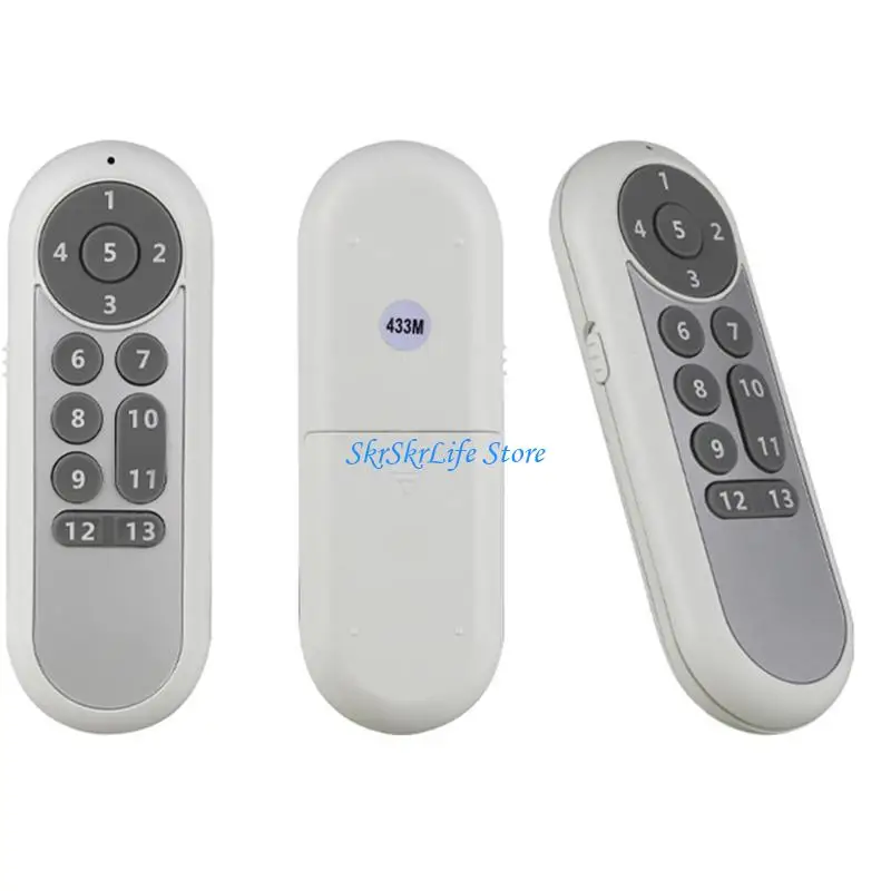 

E65E 433mhz Gate Opener Remote Wireless Learning Code Remote Controllers Remote Control 7/11/13 Button Garage Remote Control