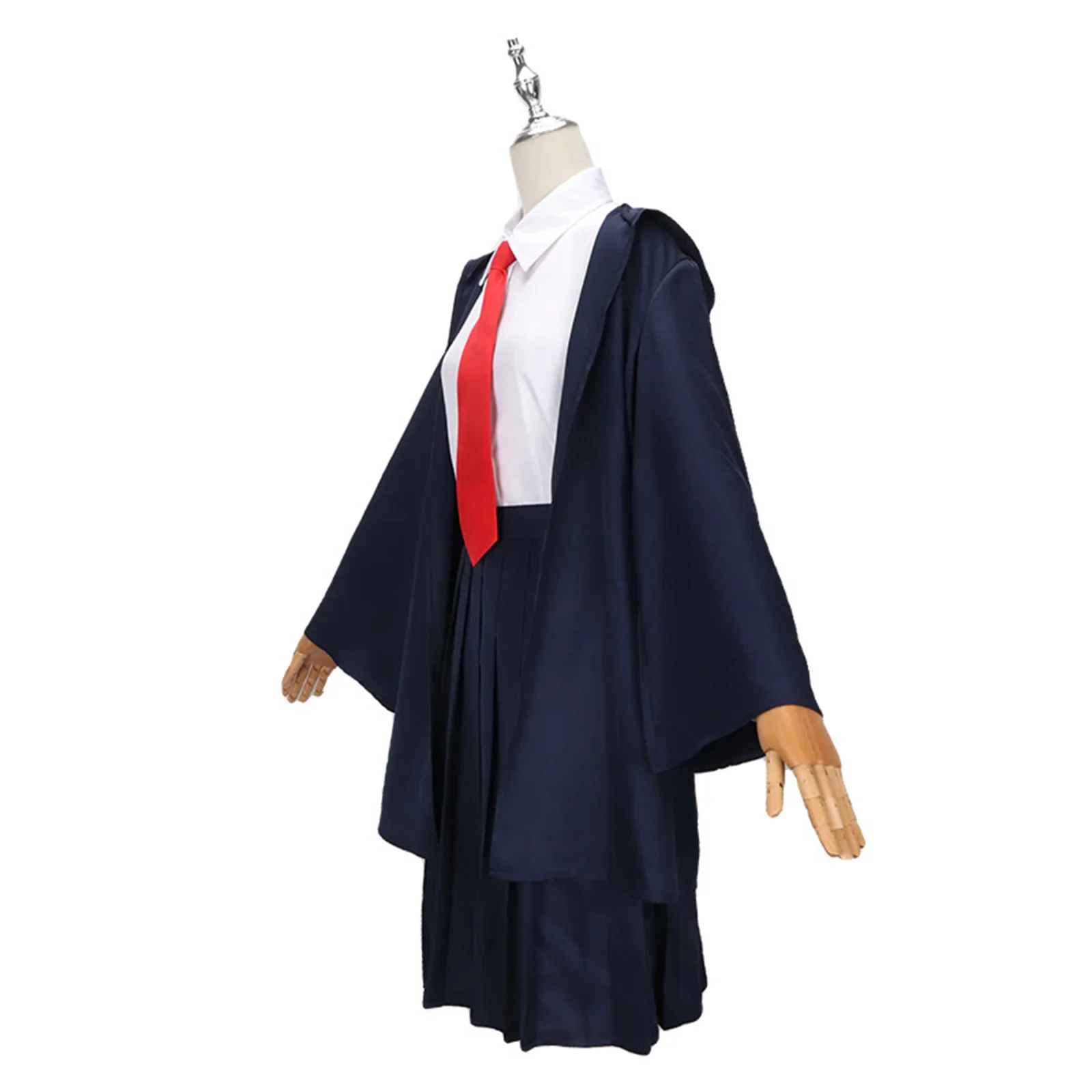 Anime Mashle Cosplay Lemon Lance Varita Abel Mash Cosplay Costume Navy Blue Men Women Magic Muscles hoodie Cape Cloack Uniform