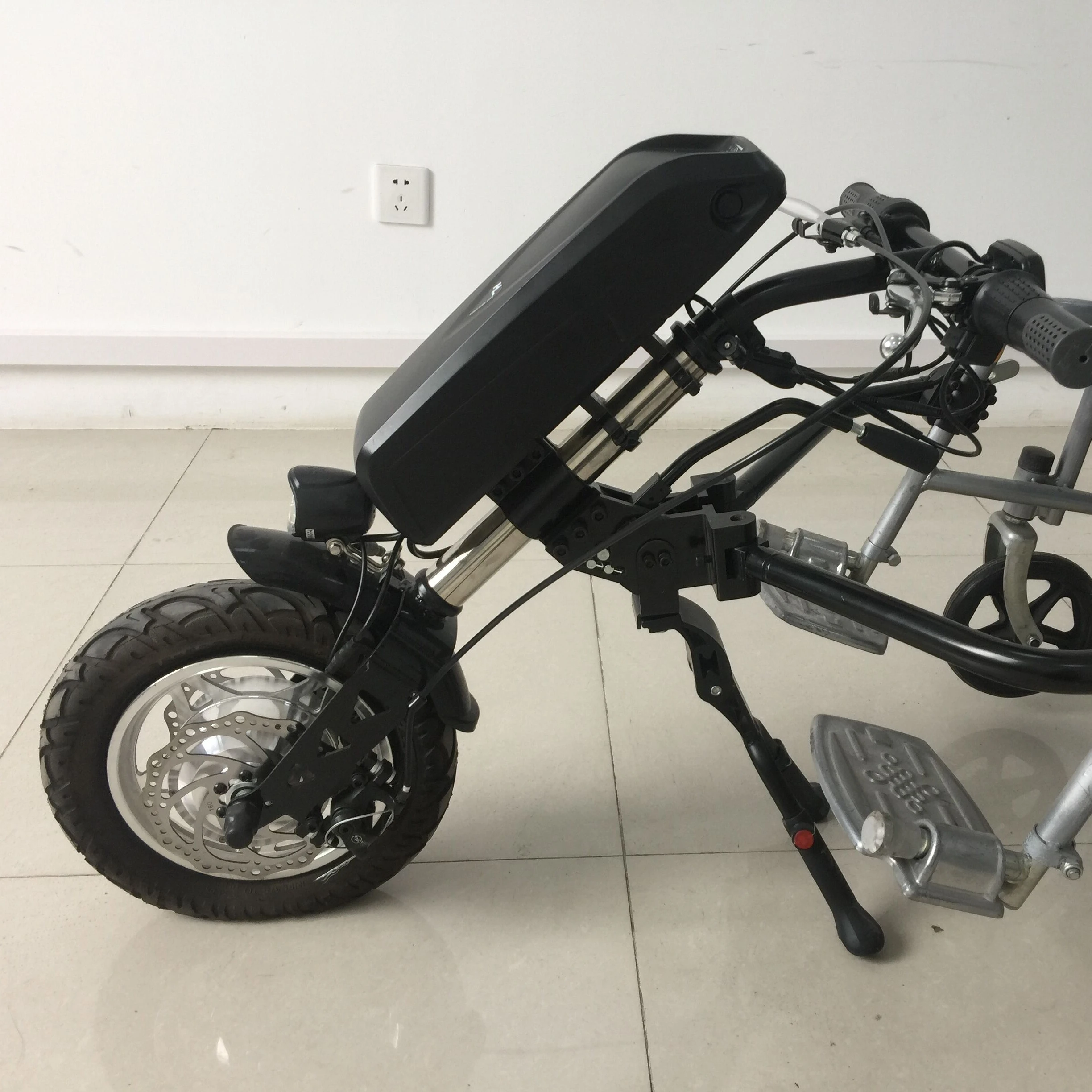 16in Electric Handcycle 48v 500w Wheelchair Electric Kit Moteur Lectrique Pour Fauteuil Roulant