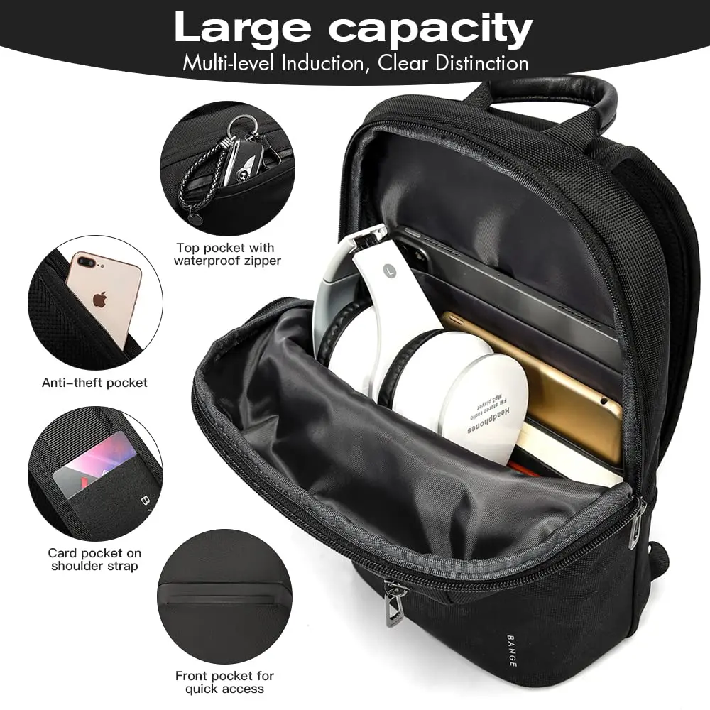 Sling Bag, Waterproof Casual Crossbody Bag Shoulder Bags Chest Sling Backpack for Men and Women