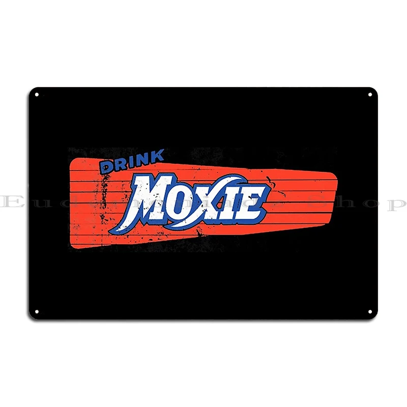 Drink Moxie Metal Signs Customize Wall Cave Wall Pub Mural Character Tin Sign Poster