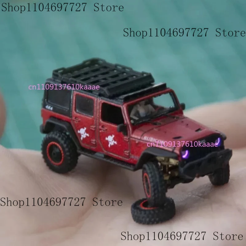 Suitable For 1:87 Scale, Dynamic, Wrangler, 3Rd Generation Five-Door RC 4WD Climbing , Static Modification, Mini Model Car
