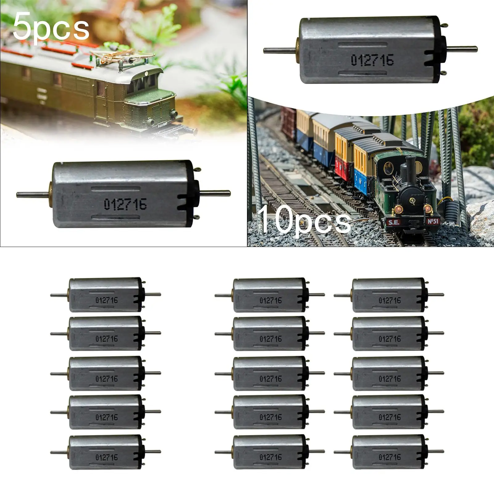 

N Scale Train Model Motor Replace Repair Professional Sturdy for Universal Locomotive Railroads Scenery Landscaping Accessory