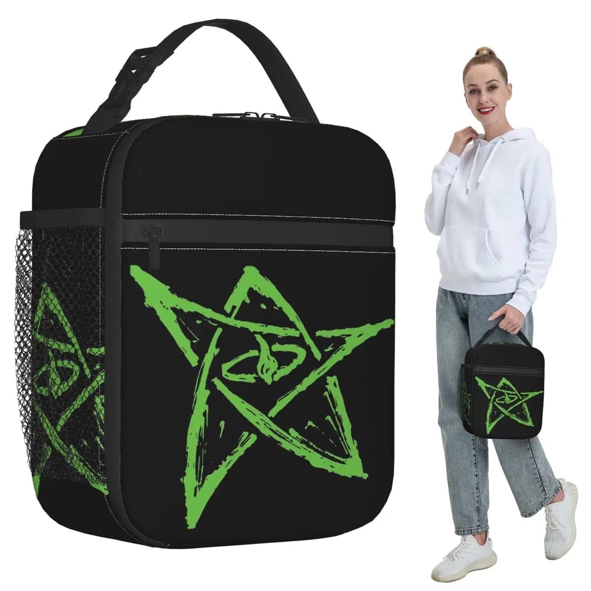 Cthulhu Monster Fantasy Ar Insulated Lunch Bag for Kids School Cooler Thermal Food Box Tote Portable Lunch Boxes Container