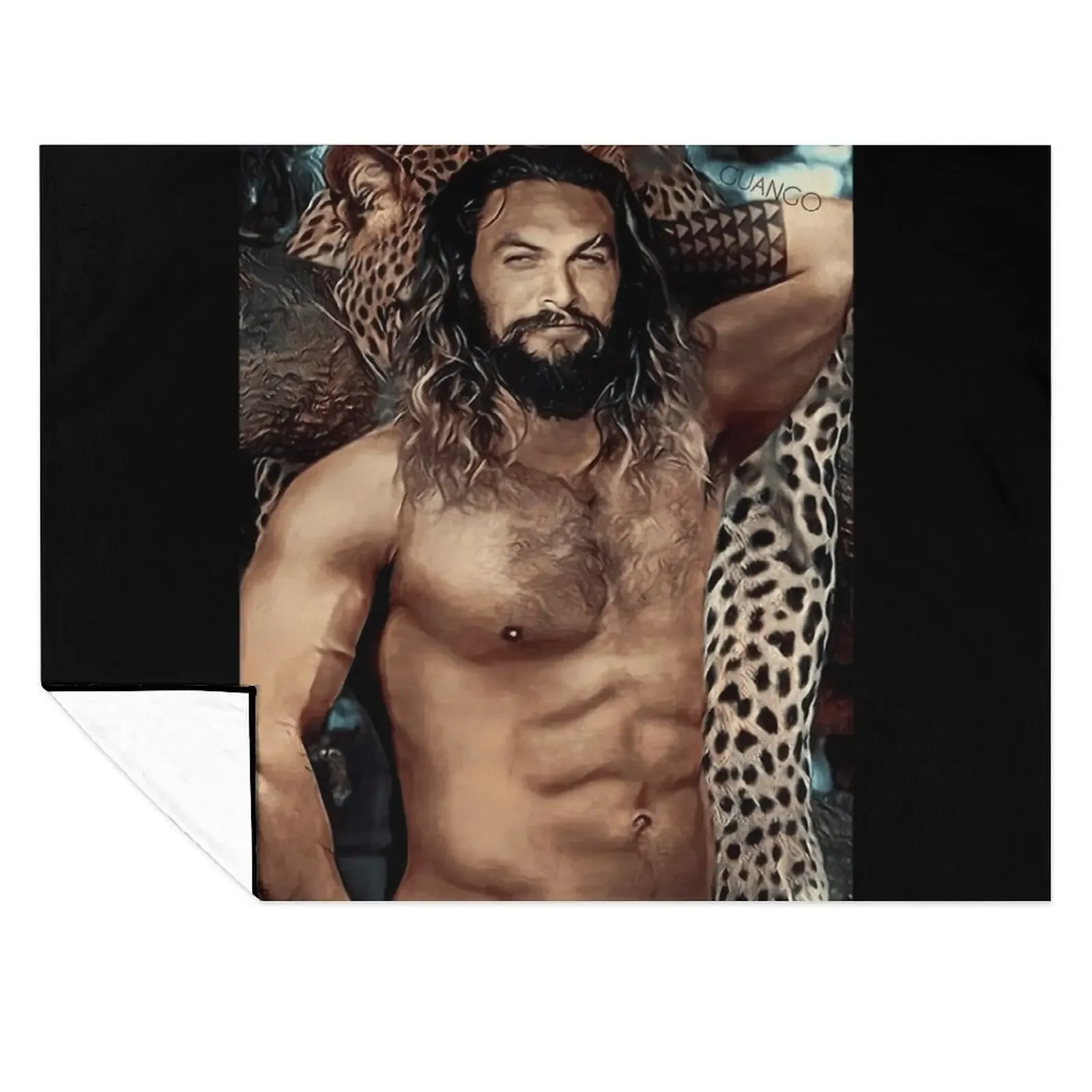 

Jason momoa Throw Blanket For Decorative Sofa heavy to sleep Winter beds Extra Large Throw Blankets