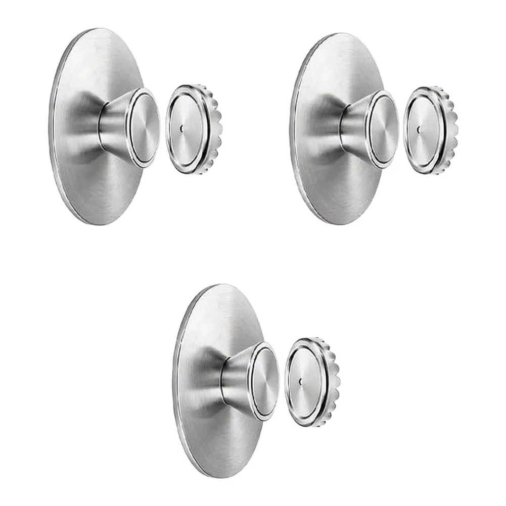 No Drill Stainless Steel Soap Holder for Bathroom Shower Magnetic Mounting System Compatible with Smooth Glass Surfaces