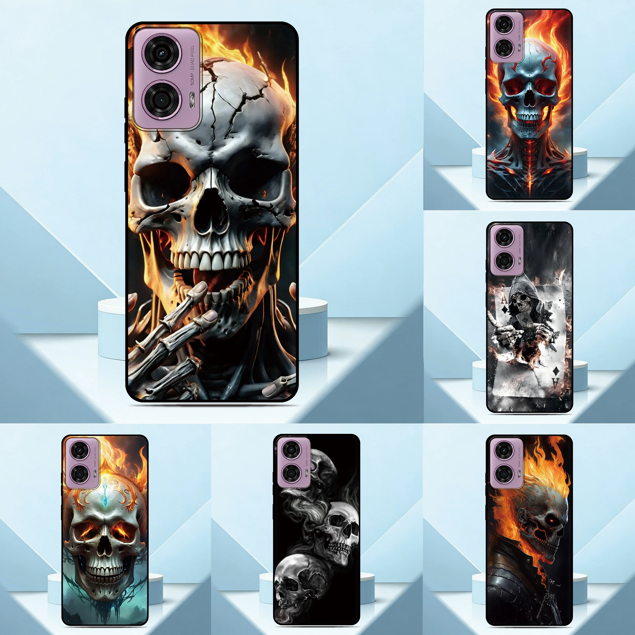 Cown Skull King Bone Phone Case For Ulefone Note 20 19 18 Ultra 10 12 13 14 15 16 17 Pro 13P 12P 11P 10P Custom Picture Cover