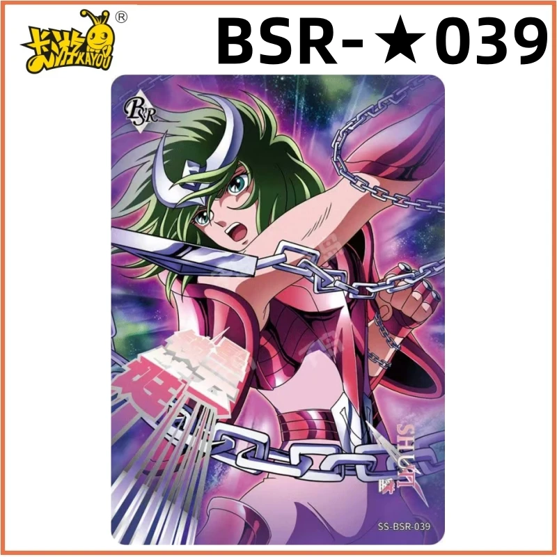 KAYOU Genuino Saint Seiya 4 serie Athena Pope Poseidon Carte BSR BTR UR MR Set Completo Giocattolo Per Bambini Gioco Anime Rare Carta di Raccolta