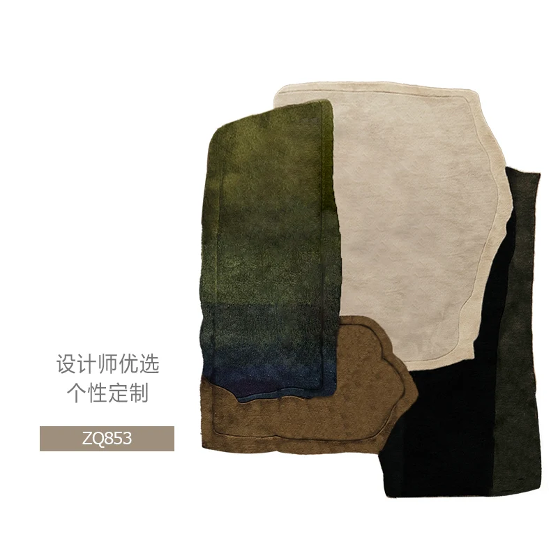 Irregular wool carpetTools and supplies