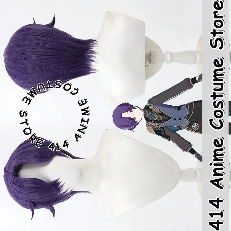

Game & Anime Asahina Mafuyu Cosplay Wig Project SEKAI Short Scalp Heat-Resistant Fiber Synthetic Hair