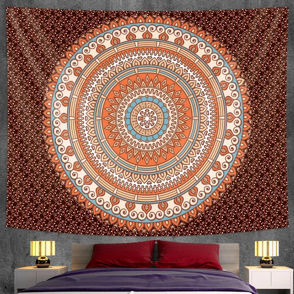 Large -sized mandala home decoration Trunk blanket mandala hippie Shippie Bohemian room decorative yoga mat