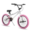 JOYSTAR 프리스타일 어린이 BMX 자전거, 6-14 세 소년 소녀 및 초보자 라이더, 2 페그, 흰색, 20 인치, 24 인치 1