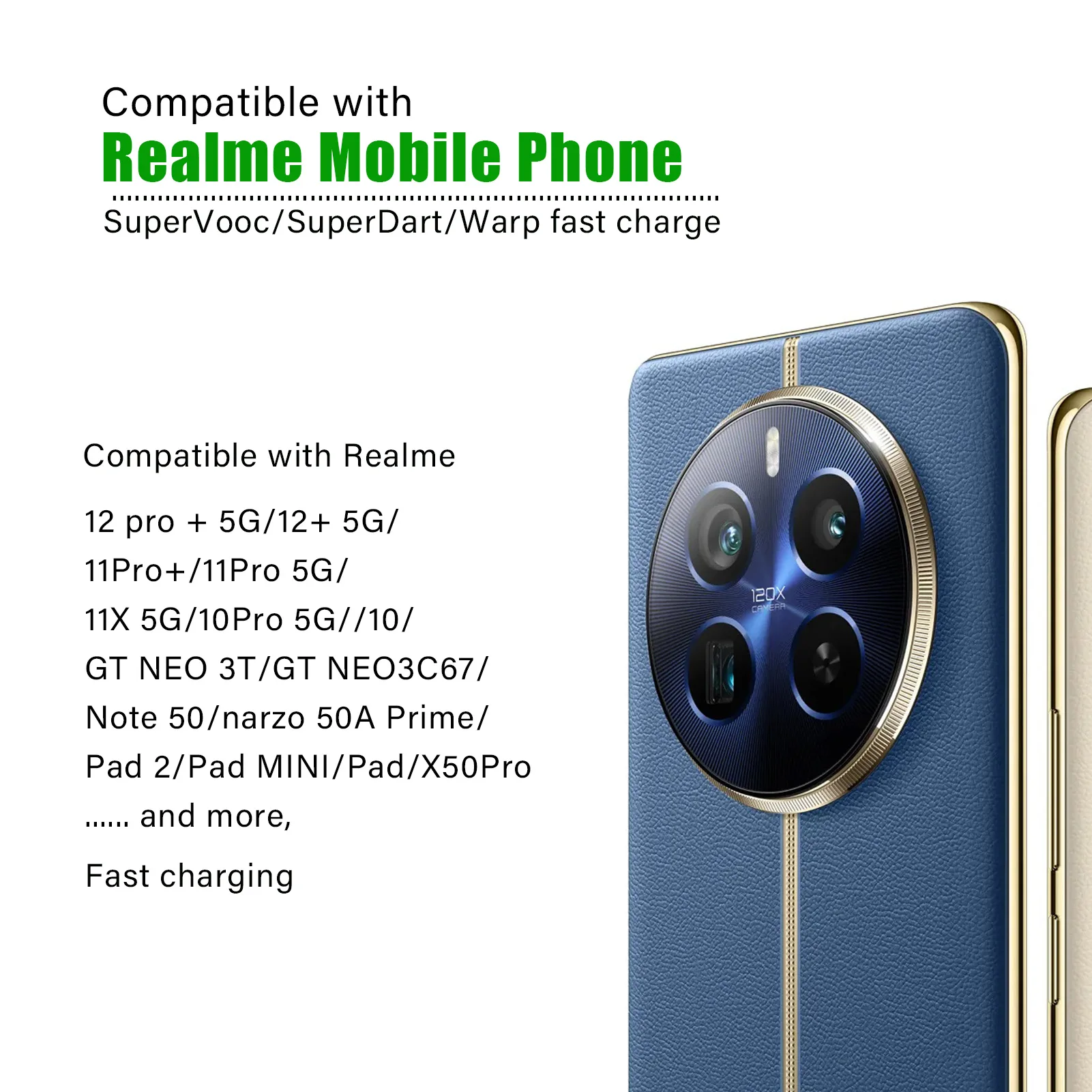 Für oppo auto ladegerät super vooc 100w, zigaretten anzünder stecker für oppo find x7 reno8, 12v usb für realme oneplus ladegerät warp 80w – Detail 9