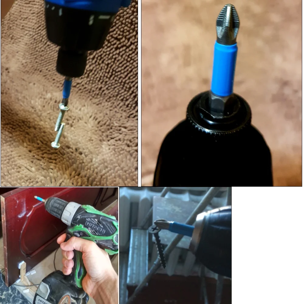 Imagem -06 - Conjunto de Bits Chave de Fenda Magnética Haste Sextavada Anti Deslizamento Phillips Acessórios da Ferramenta Elétrica 6pc 50 mm Ph1 Ph2 Ph3 Pz1 Pz2 Pz3