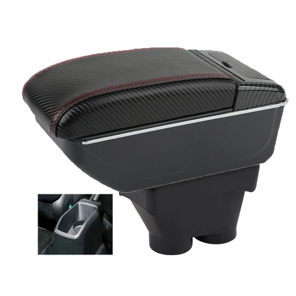 Opbergdoos voor de middenconsole met armsteun en elleboogondersteuning, voor de bestuurderszijde van een Peugeot 208, een accessoire voor het interieur van de auto.