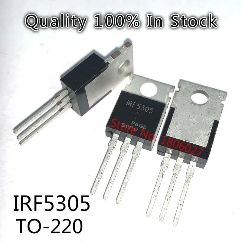 5PCS-10PCS/LOT   IRF5305 IRF5305PBF TO-220 31A 55V field effect MOS tube