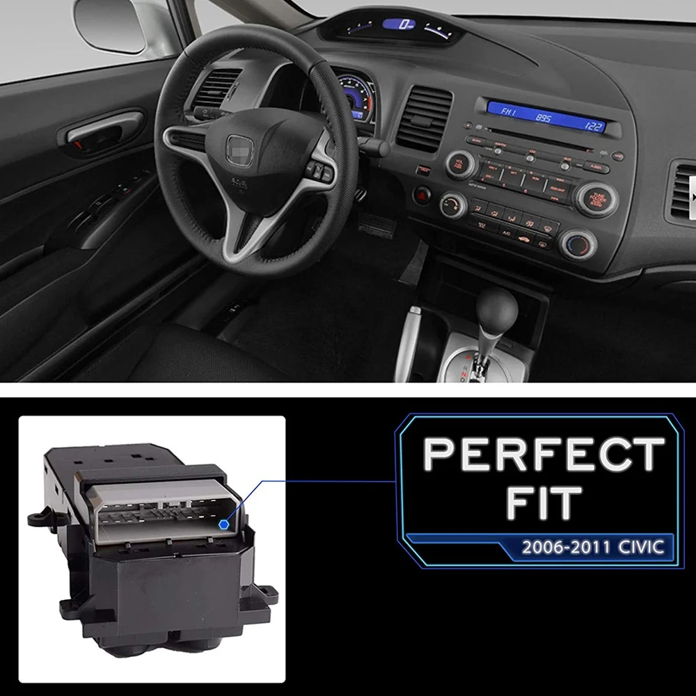 Compatible for Honda Civic 2006-2011 Left Driver Side Main Switch New Arrivals