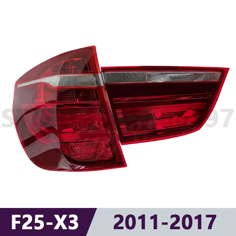 for 2011-2017 F25 BMW X3 Rear LED Tail Light Stop Brake Lamp Taillights No Bulb 63217217311 63217217312 63217217313 63217217314