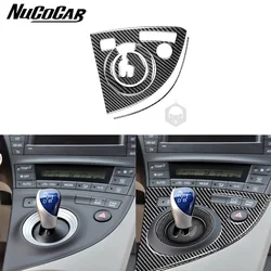 For Toyota Prius XW30 ZVW30 ZVW35 2012-2015Carbon Fiber Gear Shift transmission Panel Car inside Accessories Decorative Stickers