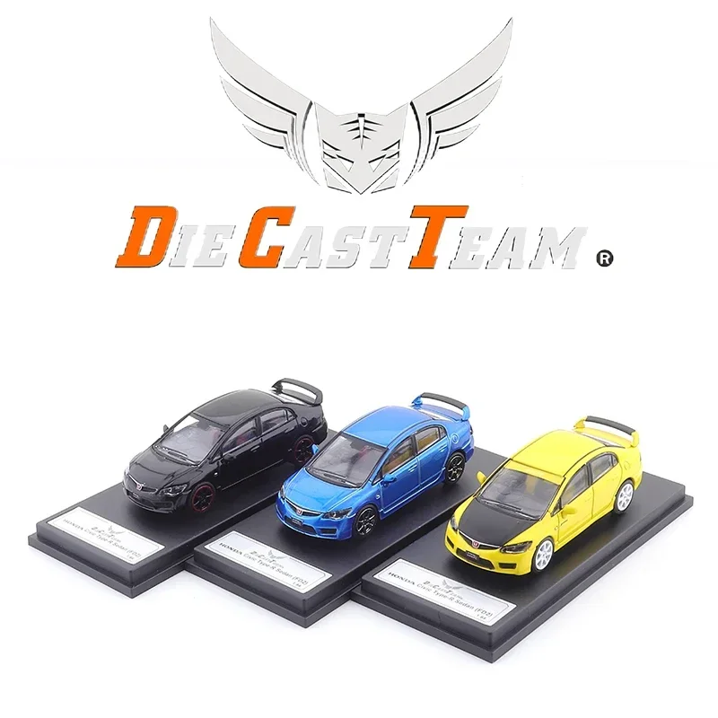 DCT 1: 64 Simulation Alloy Die-casting Car Model FD2 Model 8th Generation Honda Civic Type R Kids Toys Boys