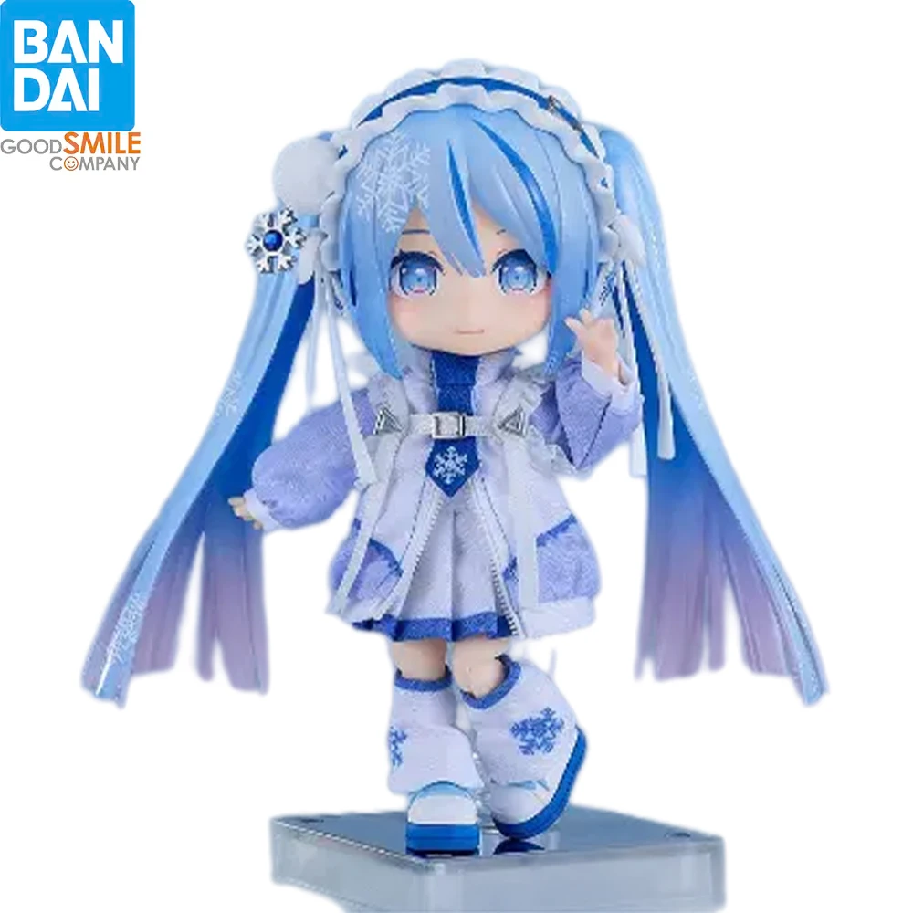Brand New GSC VOCALOID Snow Miku 14cm Decor Nendoroid Doll Figure Collectible Gift For Anime Lovers And Otaku Fans Desk Decor
