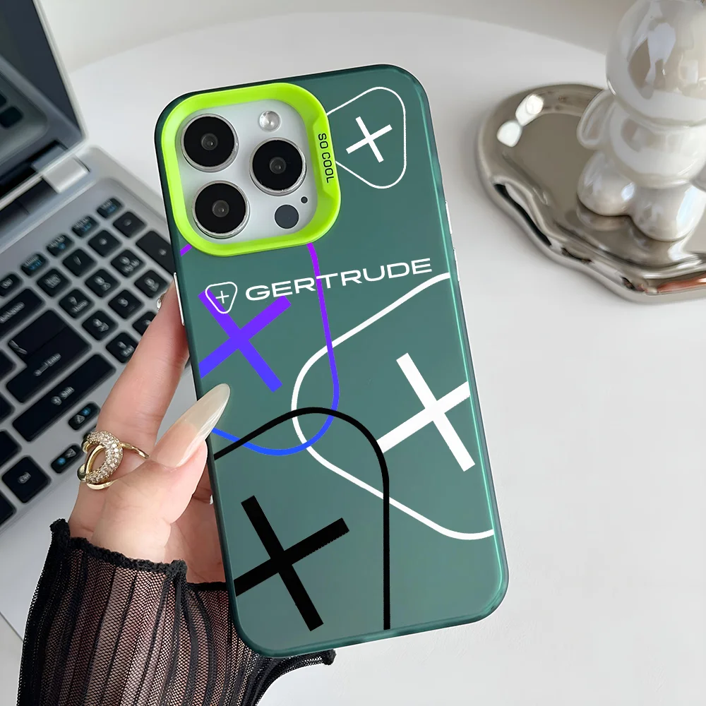 حافظة لهاتف آيفون 16e 16 15 14 13 12 11 mini Pro Max X XR XSMAX 8 7 Plus غطاء مضاد للسقوط غير لامع